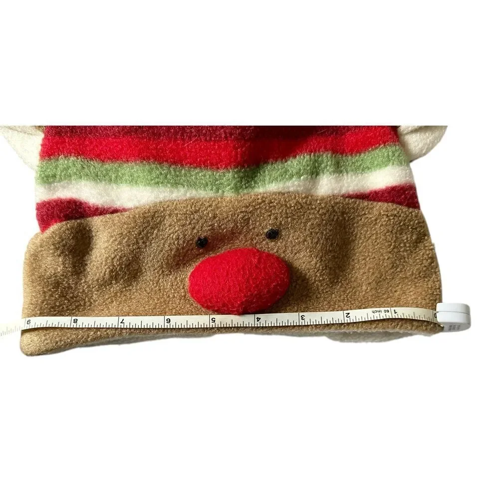 Toddler Fleece Reindeer Beanie Hat, OS